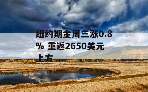 纽约期金周三涨0.8% 重返2650美元上方